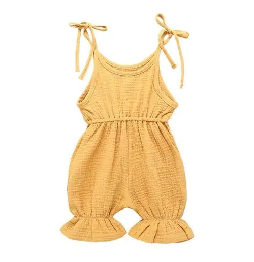 Tie Top Ruffle Romper