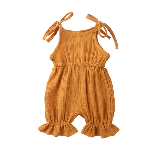 Tie Top Ruffle Romper