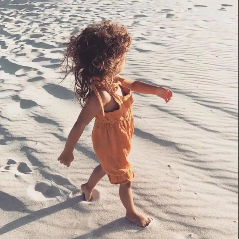 Tie Top Ruffle Romper