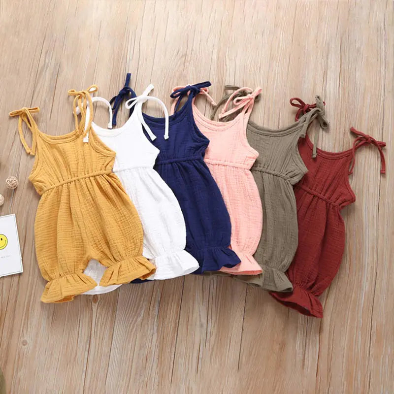 Tie Top Ruffle Romper