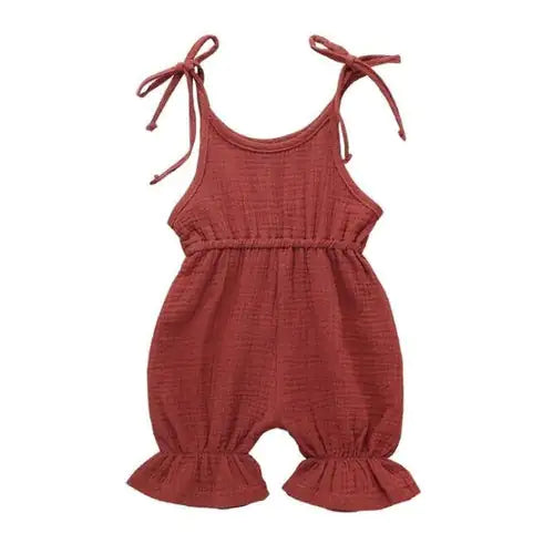 Tie Top Ruffle Romper