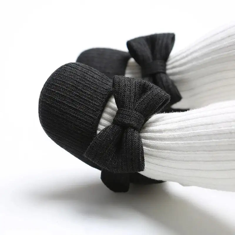 Newborn Soft Bow Shoes