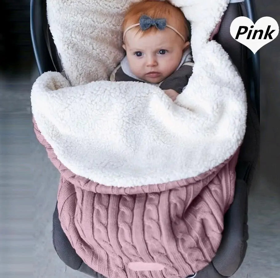 Knitted Button Snuggle Blanket