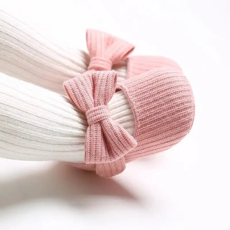 Newborn Soft Bow Shoes