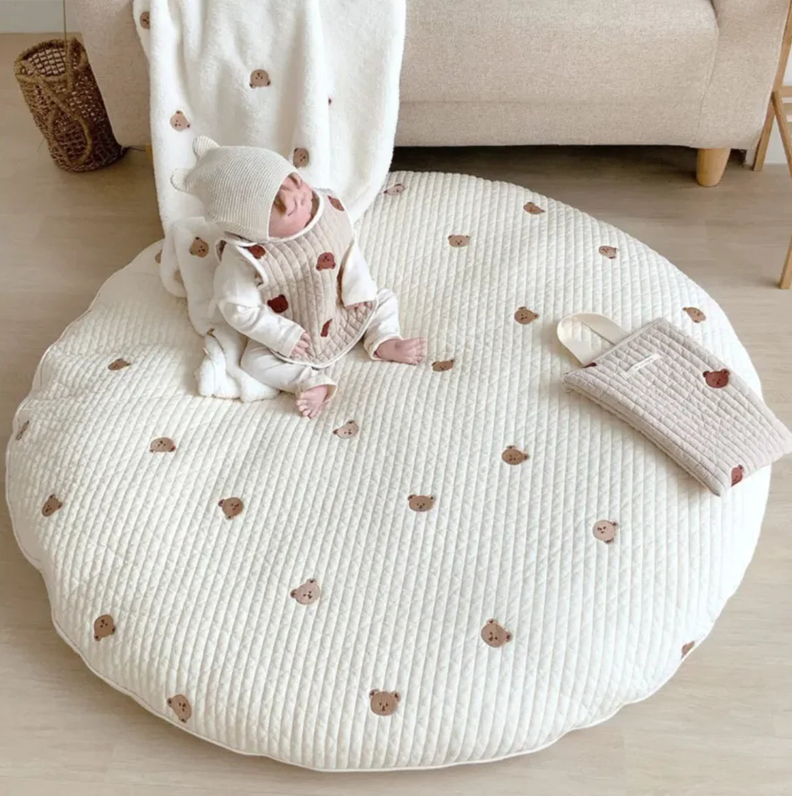 Round Crawling Play Mat