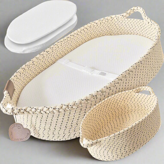 Braided Changing Basket Set With Matching Caddy