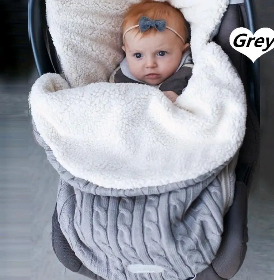 Knitted Button Snuggle Blanket
