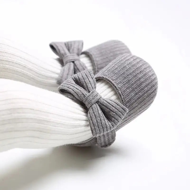 Newborn Soft Bow Shoes