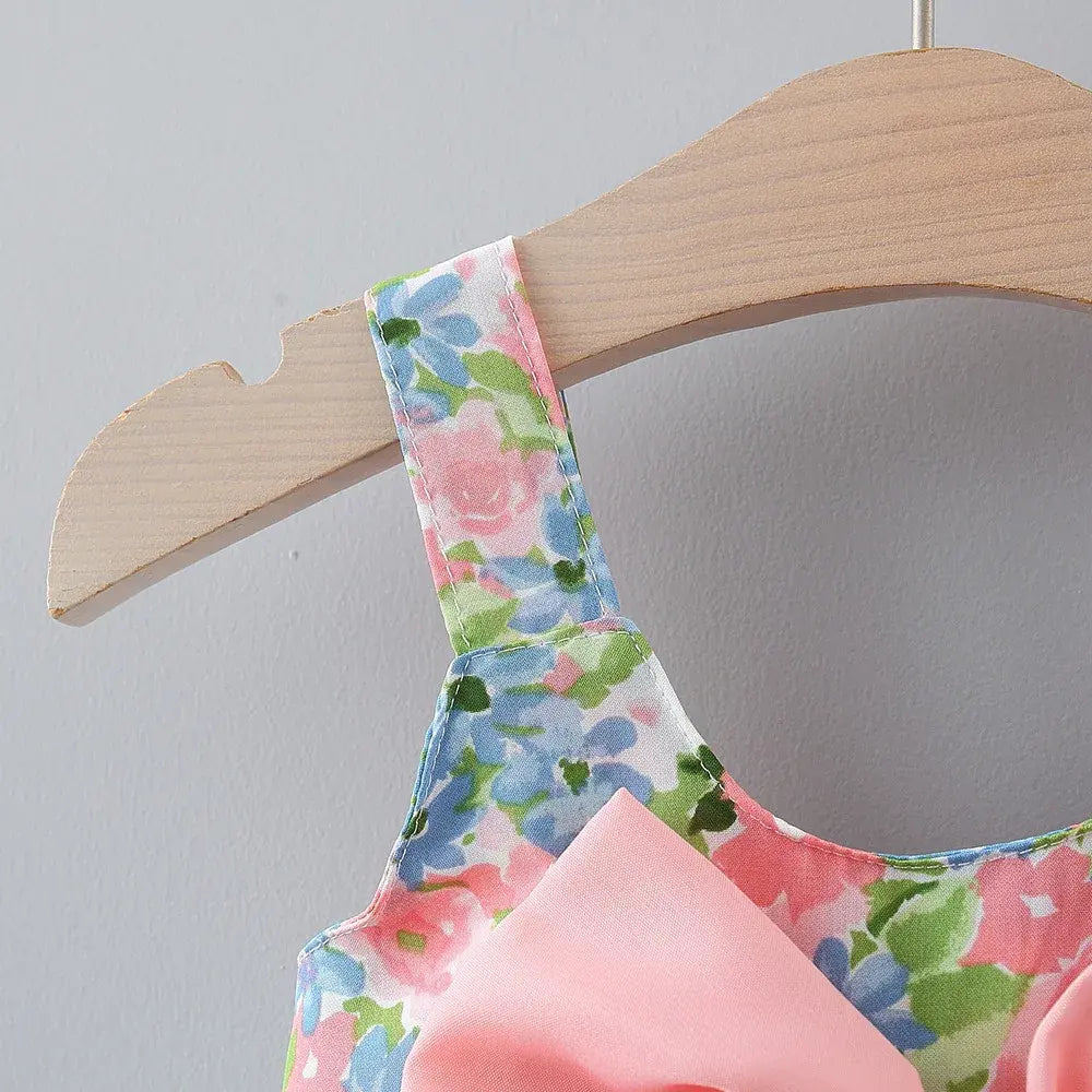 Floral Sundress And Hat Set