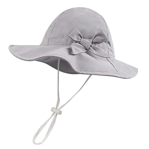 Grey Floppy Brim Sun Hat
