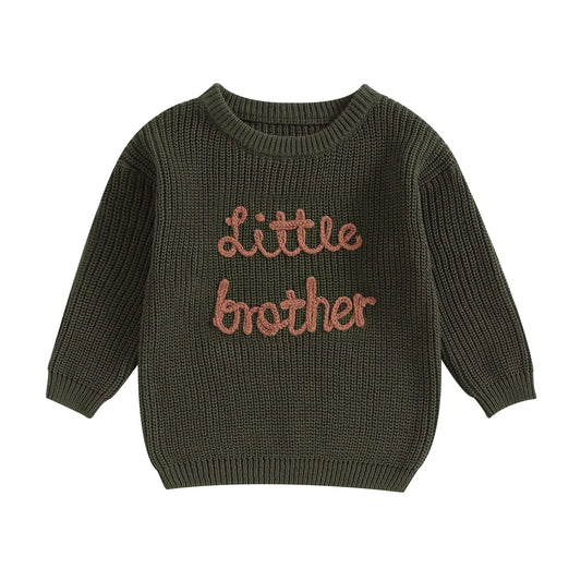 Little Brother Embroidered Jumper