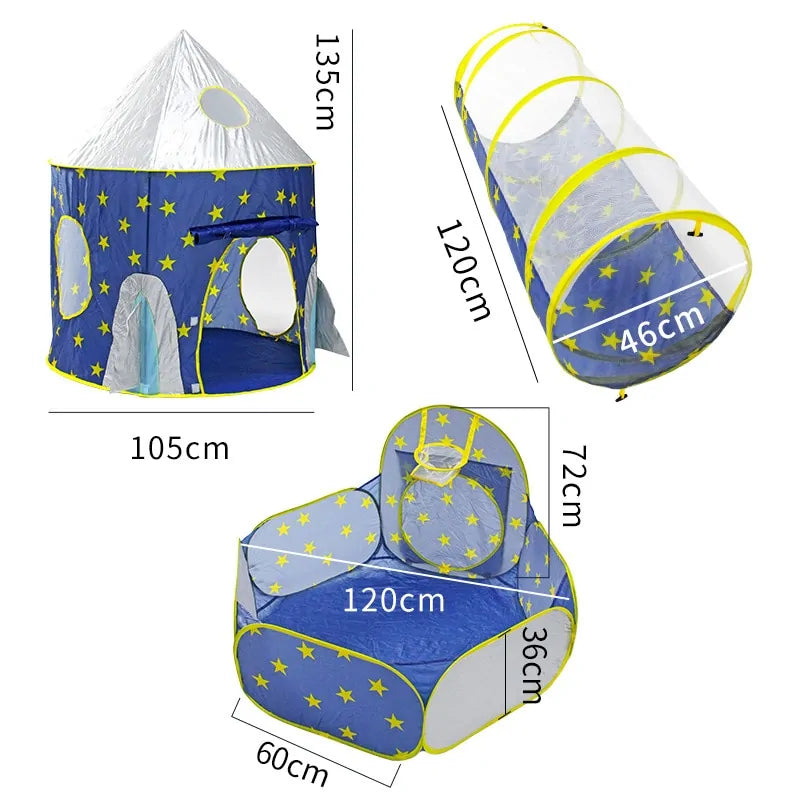 Tent House Play Tunnel
