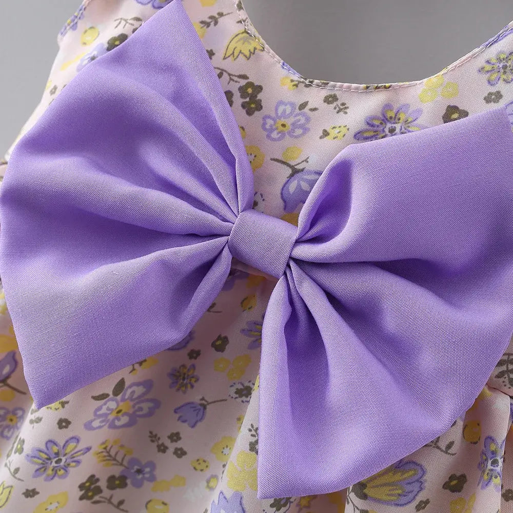 Floral Sundress And Hat Set