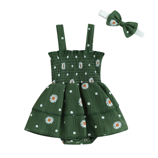 Daisy Romper with Headband