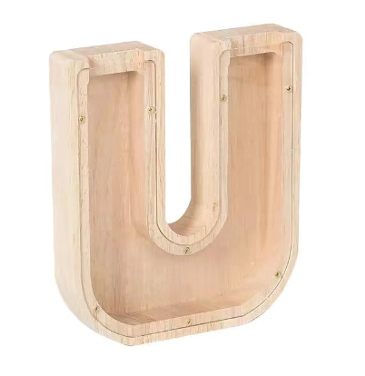 Letter Piggy Bank